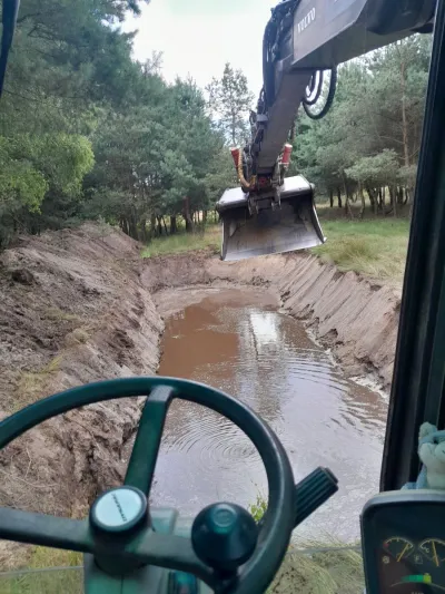 Kopanie stawu